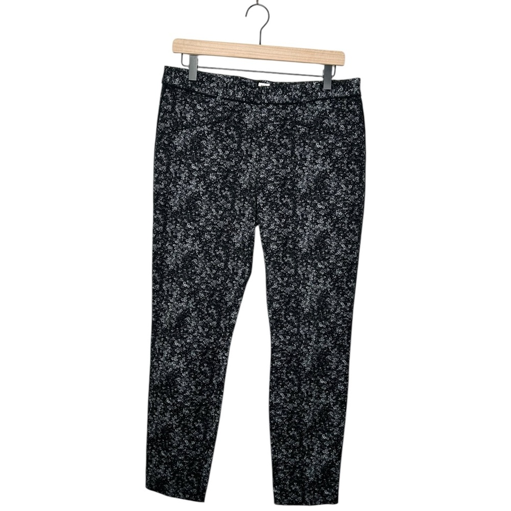 GAP Womens Abstract Floral Print Business Casual Skinny Ankle Trouser‎ Pants 8
